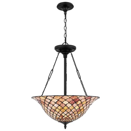 Quoizel Ursa 3-Light Matte Black Pendant TF5327MBK